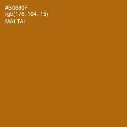 #B0680F - Mai Tai Color Image